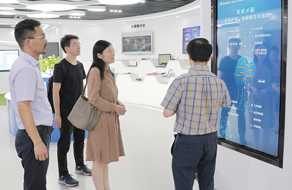 李青綿專(zhuān)員一行赴托普云農(nóng)參觀(guān)調(diào)研